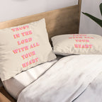 Trust In The Lord With All Your Heart Proverbs 3:5-6 Bible Verse Scripture Wall Art Christian Quote Pillow Sham Gallery Image 2