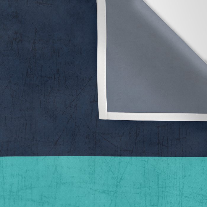 classic - navy and aqua Wall Tapestry Gallery Image 3