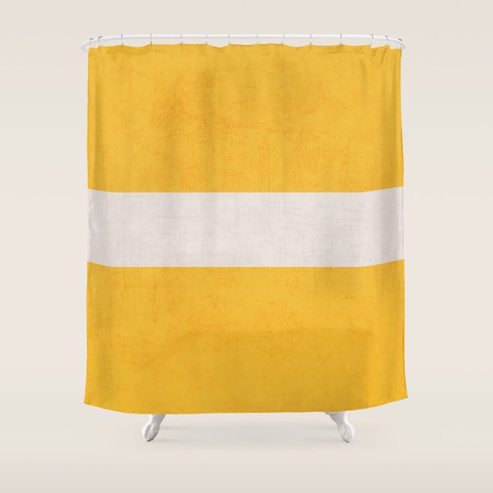 yellow classic Shower Curtain Gallery Image 1