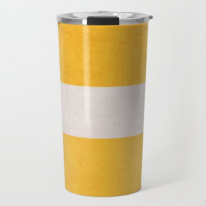 yellow classic Travel Mug Gallery Image 1