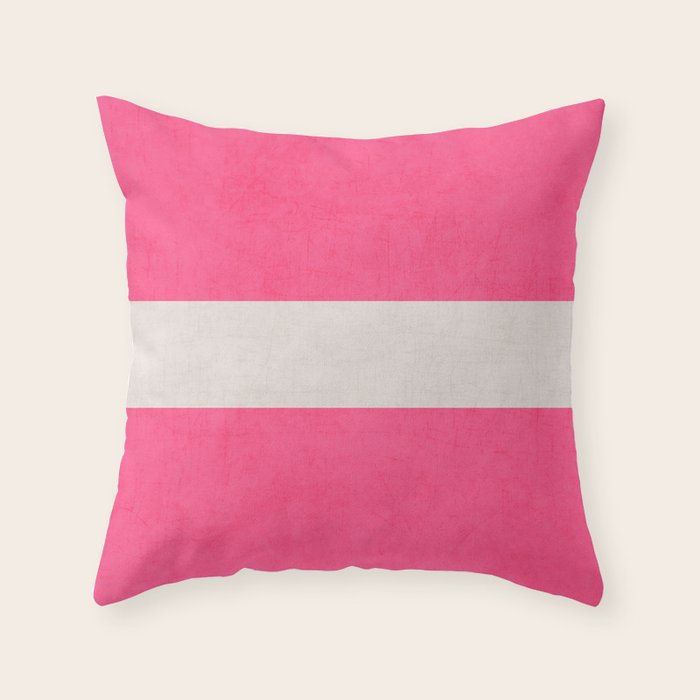hot pink classic Throw Pillow Gallery Image 6