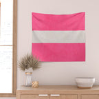 hot pink classic Wall Tapestry Gallery Image 2