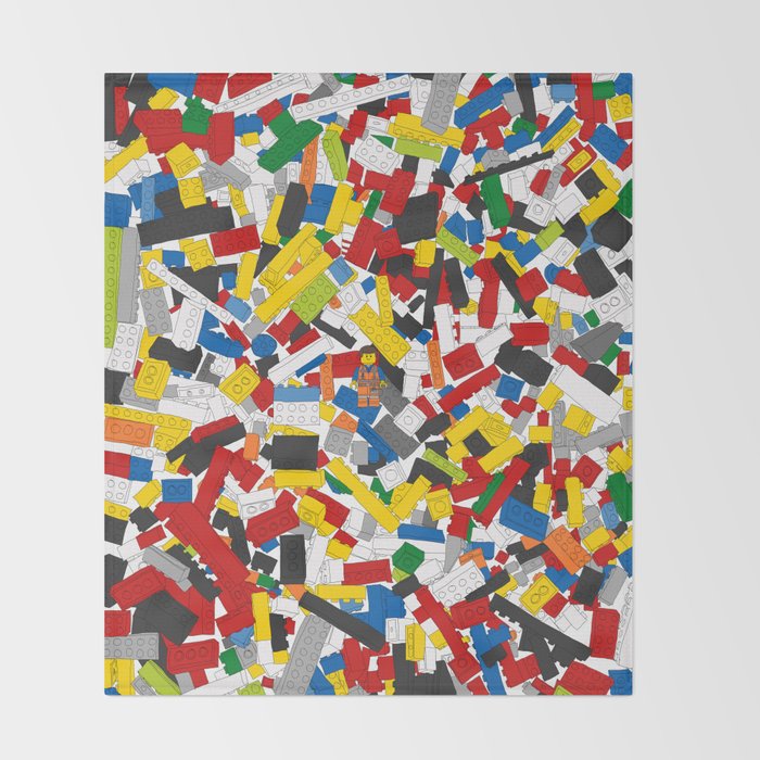 The Lego Movie Throw Blanket Gallery Image 2