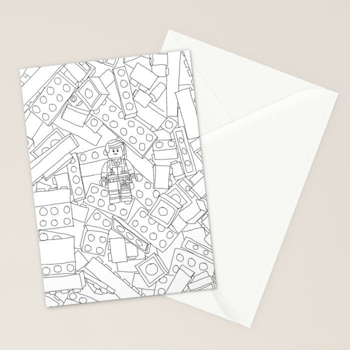 The Lego Movie âÂ Colouring Book Version Stationery Card Gallery Image 2