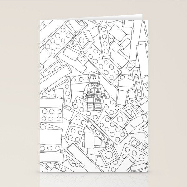 The Lego Movie âÂ Colouring Book Version Stationery Card Gallery Image 2