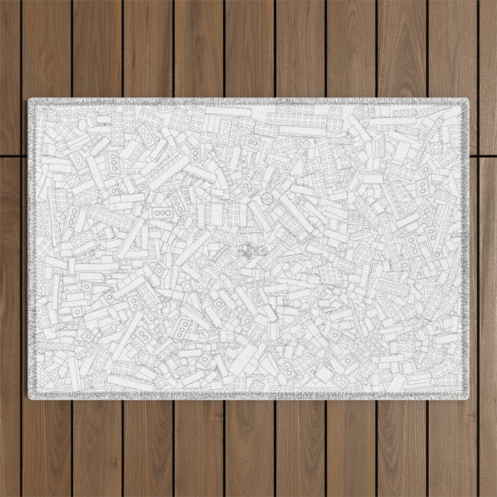 The Lego Movie âÂ Colouring Book Version Outdoor Rug Gallery Image 1