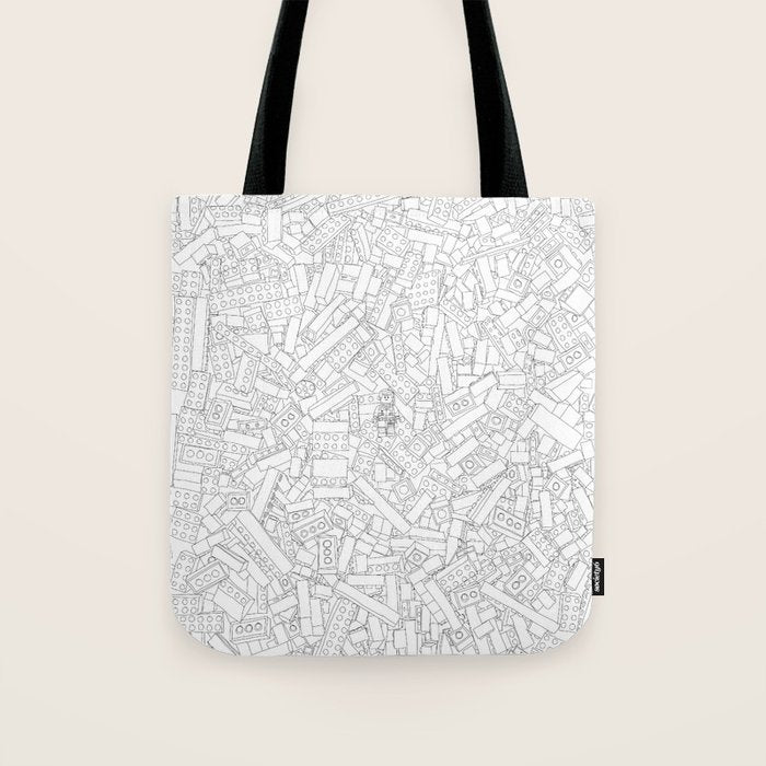 The Lego Movie âÂ Colouring Book Version Tote Bag Gallery Image 1
