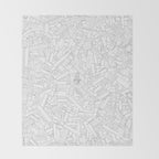 The Lego Movie âÂ Colouring Book Version Throw Blanket Gallery Image 2