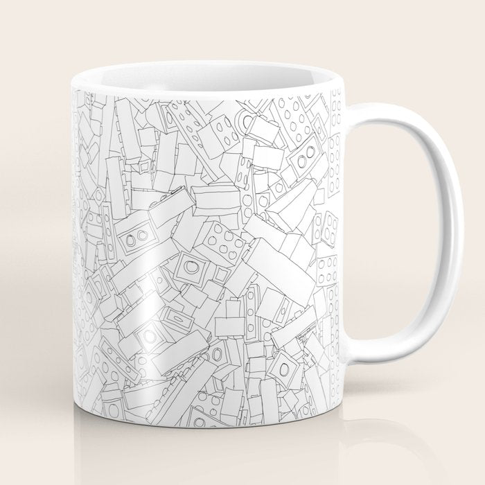 The Lego Movie âÂ Colouring Book Version Coffee Mug Gallery Image 1