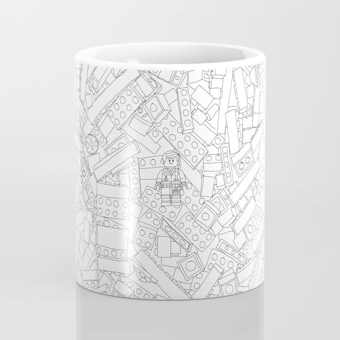 The Lego Movie âÂ Colouring Book Version Coffee Mug Gallery Image 4