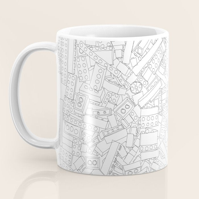 The Lego Movie âÂ Colouring Book Version Coffee Mug Gallery Image 3