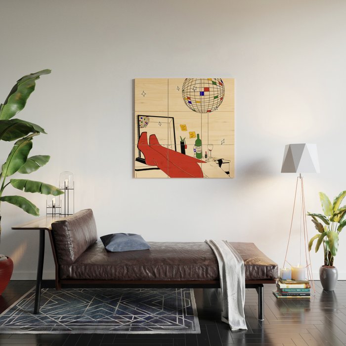 on my way  Wood Wall Art Gallery Image 2