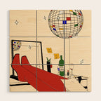on my way  Wood Wall Art Gallery Image 1