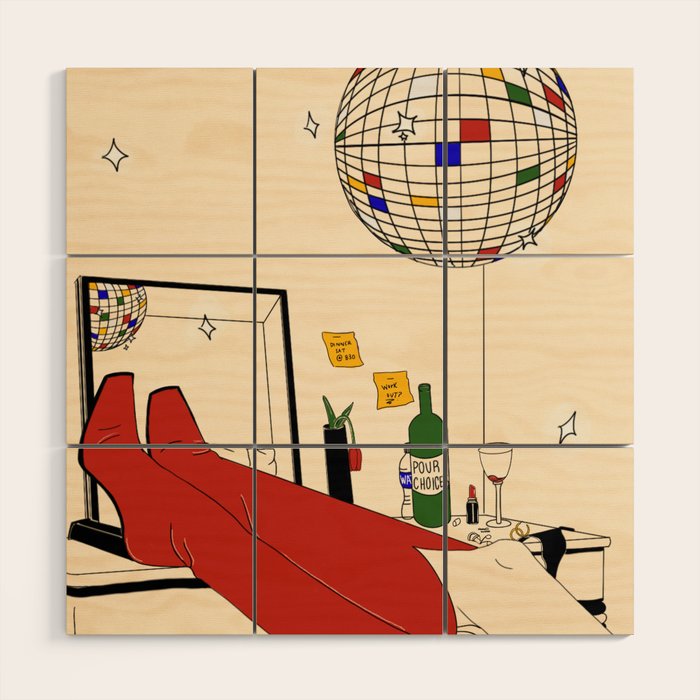 on my way  Wood Wall Art Gallery Image 1