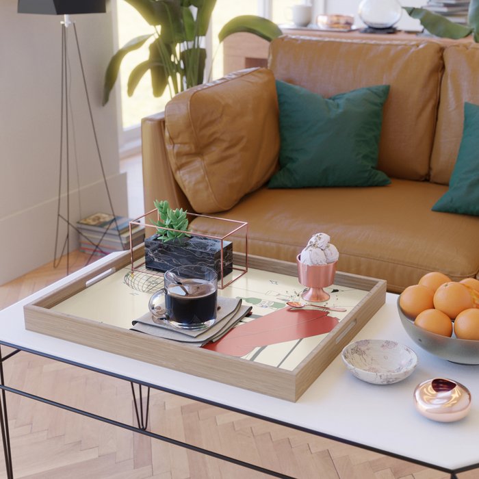 on my way  Serving Tray Gallery Image 2