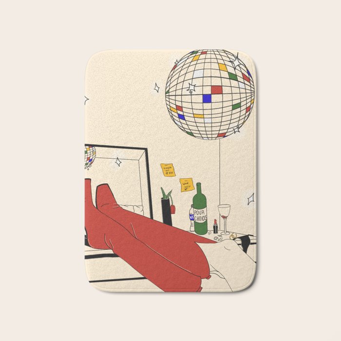 on my way  Bath Mat Gallery Image 1