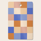 Bold Retro Checks Pattern - Large XXIX Cutting Board Gallery Image 1