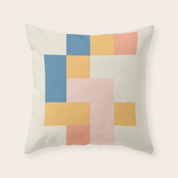 Bauhaus poster 1923 Juli. Throw Pillow Gallery Image 6