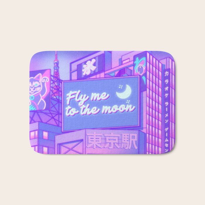 Moon City Bath Mat Gallery Image 1