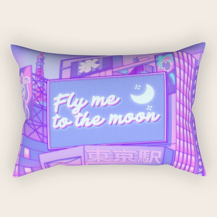Moon City Rectangular Pillow Gallery Image 2