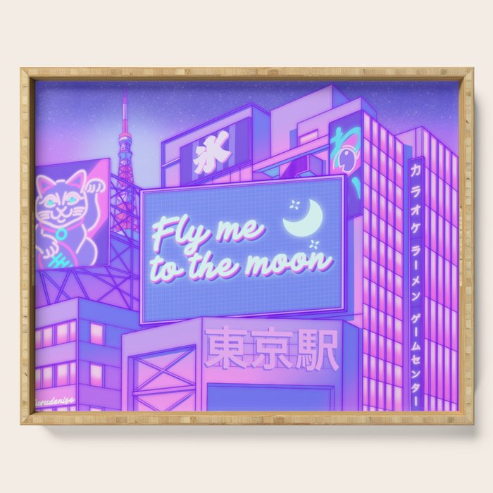 Moon City Serving Tray Gallery Image 1