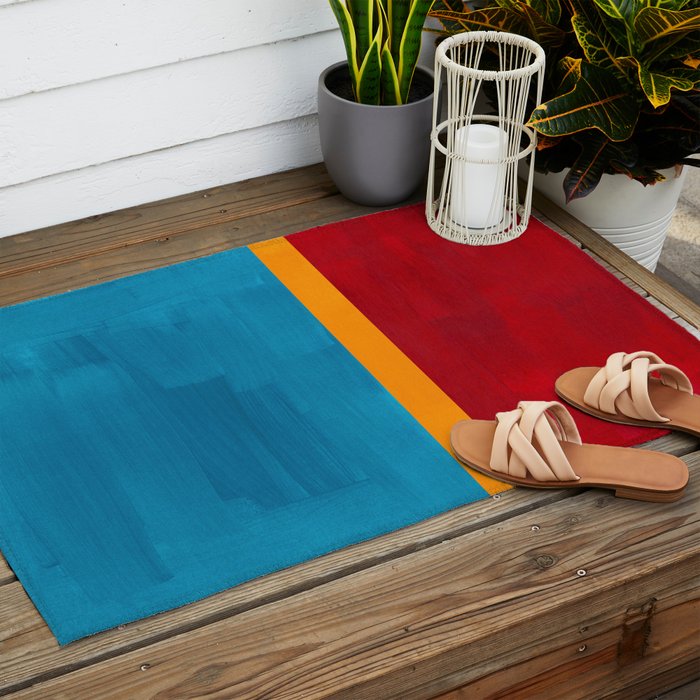 70s Glow  Outdoor Rug Gallery Image 2
