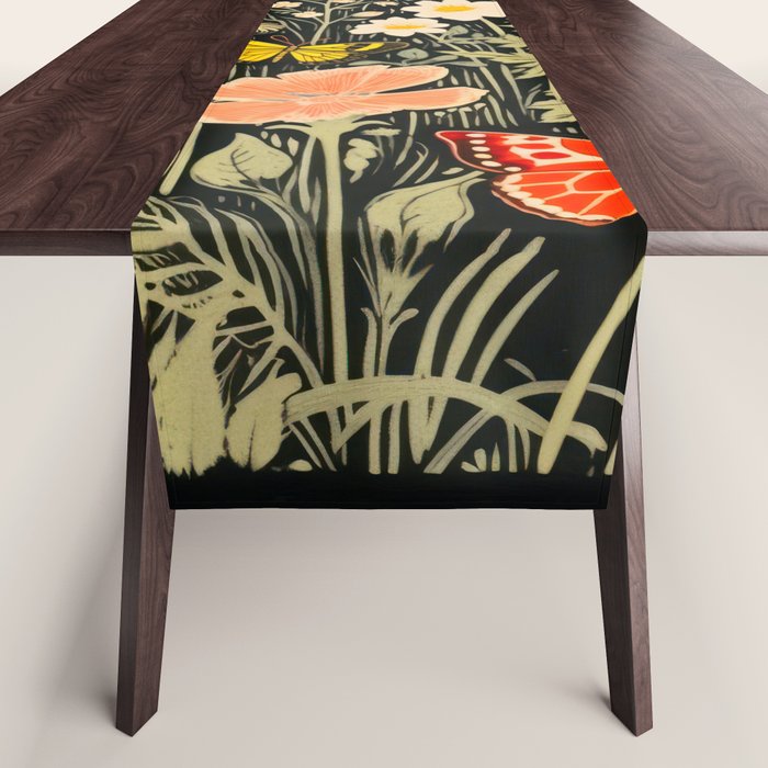 Butterfly Night Garden Table Runner Gallery Image 1