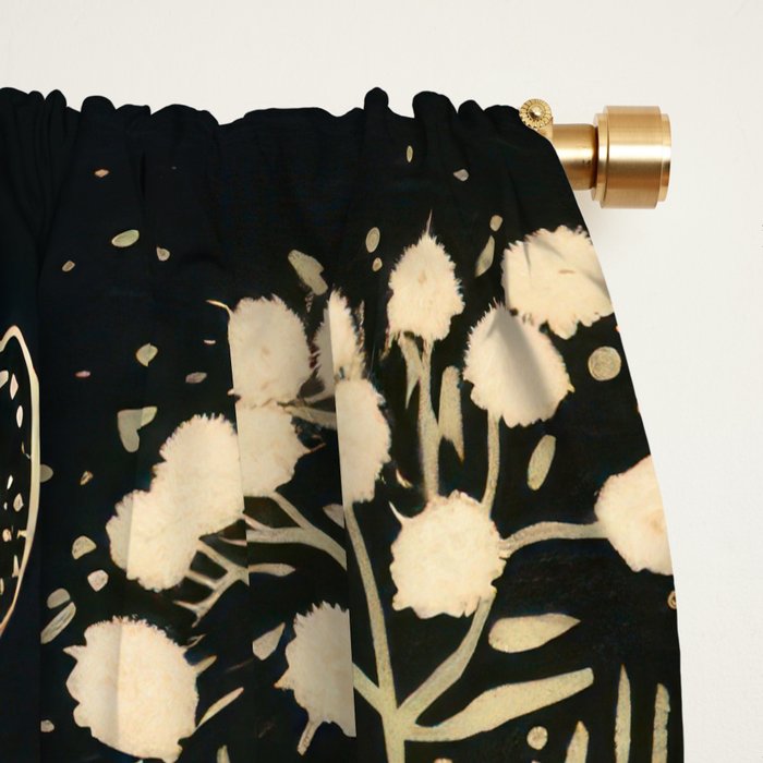 Butterfly Night Garden Window Curtain Gallery Image 2