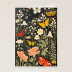 Butterfly Night Garden Stationery Card Gallery Image 2