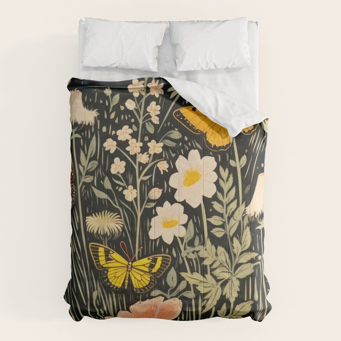 Butterfly Night Garden Comforter Gallery Image 1