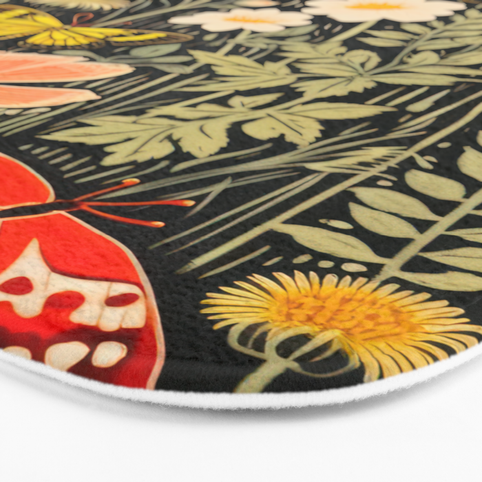 Butterfly Night Garden Bath Mat Gallery Image 3