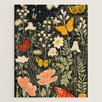 Butterfly Night Garden Jigsaw Puzzle Gallery Image 1