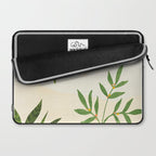 Mediterranean Terrace - Colorful Landscape Illustration Laptop Sleeve Gallery Image 2