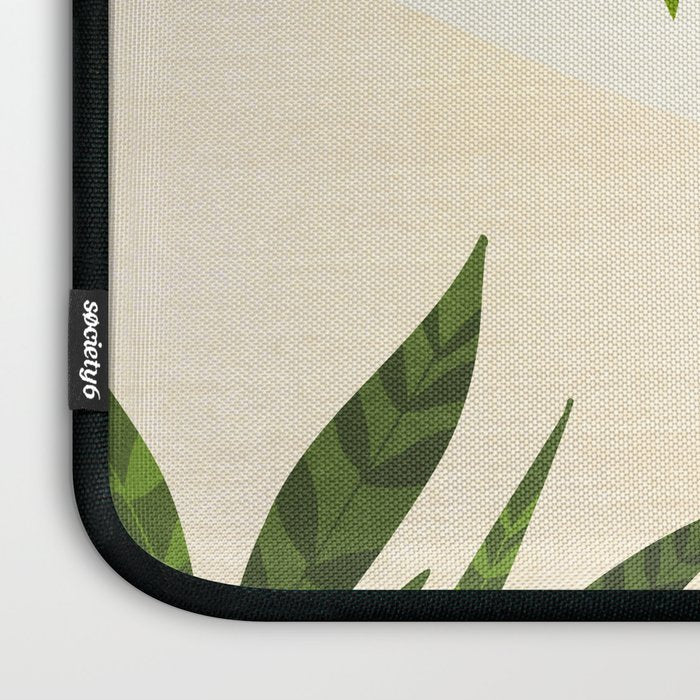 Mediterranean Terrace - Colorful Landscape Illustration Laptop Sleeve Gallery Image 3