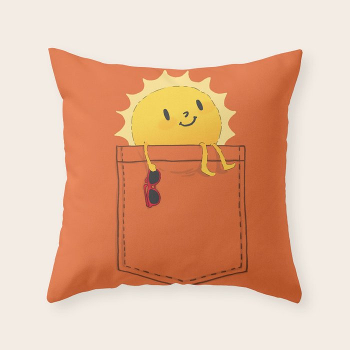 Pocketful of sunshine Throw Pillow Gallery Image 1