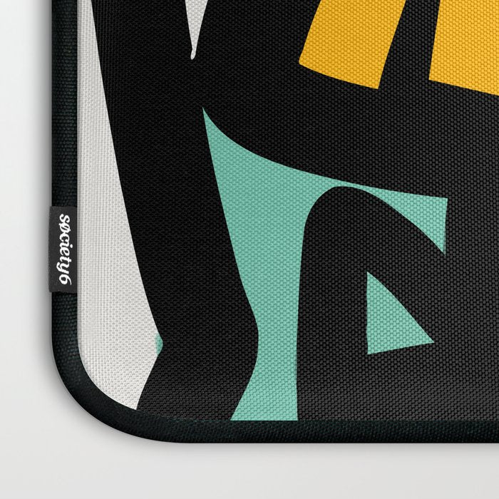 Street art abstract portrait pop Laptop Sleeve Gallery Image 3