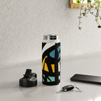 Street art abstract portrait pop Water Bottle Gallery Image 4
