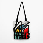 Street art abstract portrait pop Tote Bag Gallery Image 2