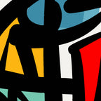 Street art abstract portrait pop Coffee Mug Gallery Image 2