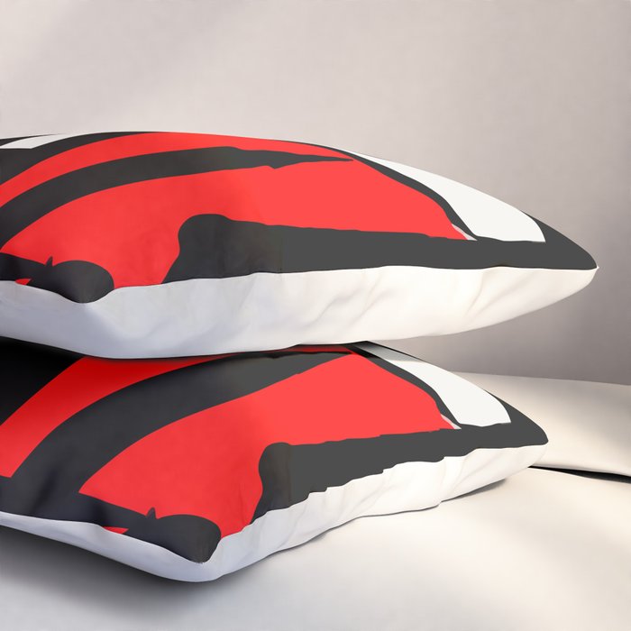 Street art abstract portrait pop Pillow Sham Gallery Image 3