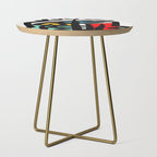 Street art abstract portrait pop Side Table Gallery Image 1