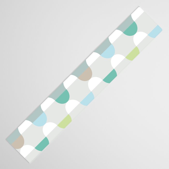 City life facade soft grey Table Runner Gallery Image 3