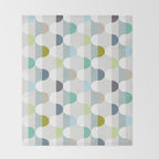 City life facade soft grey Throw Blanket Gallery Image 2