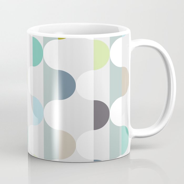 City life facade soft grey Coffee Mug Gallery Image 1