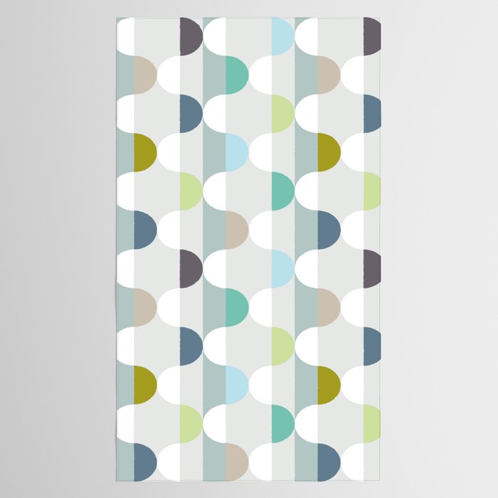 City life facade soft grey Tablecloth Gallery Image 2