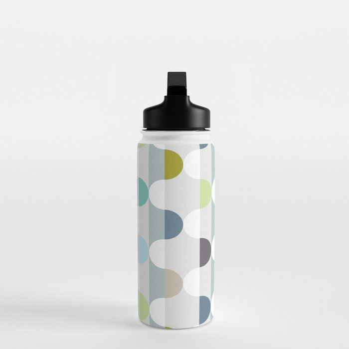 City life facade soft grey Water Bottle Gallery Image 3