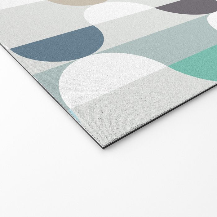 City life facade soft grey Welcome Mat Gallery Image 2