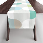 City life facade soft grey Table Runner Gallery Image 1