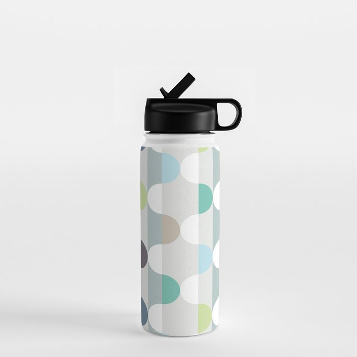 City life facade soft grey Water Bottle Gallery Image 1