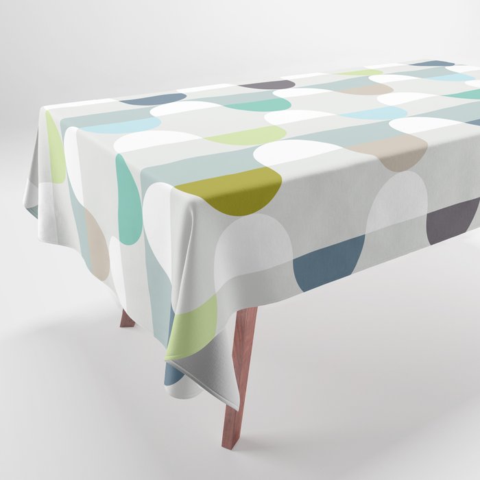City life facade soft grey Tablecloth Gallery Image 1